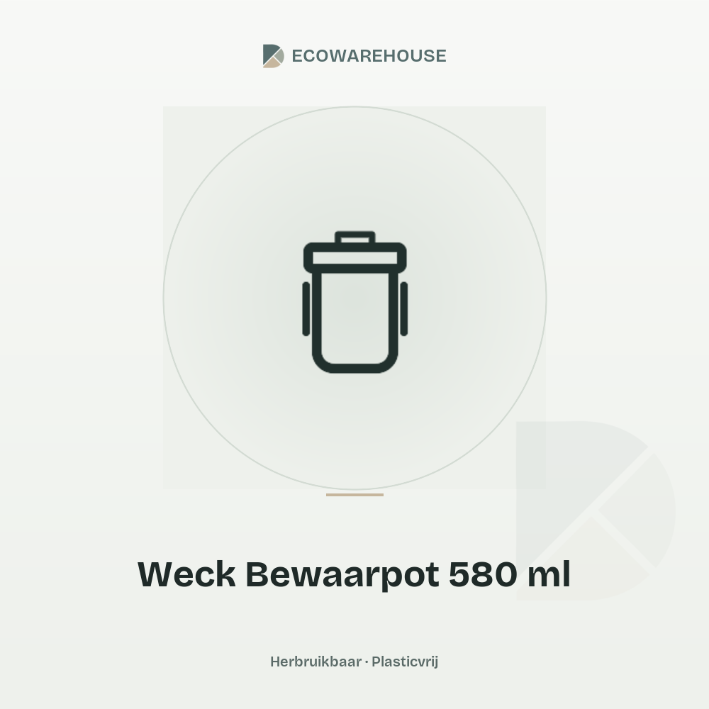 Weck Bewaarpot 580 ml
